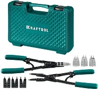Изображение товара Набор съемников стопорных колец со сменными насадками HEAVY 270 Kraftool 22814