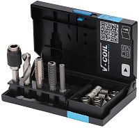 Набор для восстановления резьбы М8х1,25 мм V-Coil Rapid Volkel 04312, 15 предметов