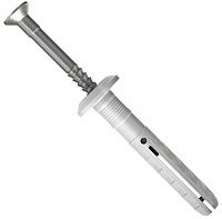Дюбель-гвоздь 6х40 с грибовидным бортиком Fischer N-P 50369, нержавеющая сталь А2