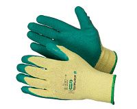 Изображение товара Перчатки рабочие с полим. покрытием ELEMENTA EXPERT CRINKLE LATEX COTTON размер 9