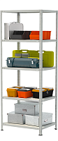 Стеллаж металлический до 150 кг, 5 полок Металл-завод СТФ 755-2,2 2200х700х500 мм 