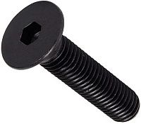 Винт дюймовый BSW 3/8"-16 x 2" (50,8 мм) DIN 7991, класс прочности 10.9, оксидированная сталь
