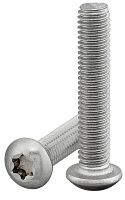 Винт с полукруглой головкой М2х3 ISO (DIN) 7380-1 TX6, нержавеющая сталь А4