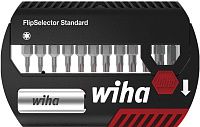 Набор бит TX Standard длиной 25 мм, C1/4" Wiha Flip Selector 39056, 13 предметов