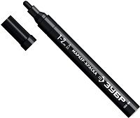 Маркер-краска круглый наконечник 1-2 мм черный ЗУБР МК-200, 06326-2