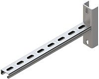 Консоль монтажная седельная 41х21 TERMOCLIP, оцинкованная сталь