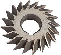 Изображение товара Фреза двухугловая несимметричная 63х12х22 мм, Z=20, 75°(60+15) Волжский Инструмент 3301239