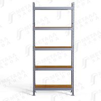 Изображение товара Стеллаж металлический 3000/1800/600 мм, Металл-завод SGR-V-Zn 1865-3,0-DS, дополнительная секция