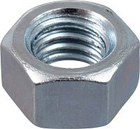 Гайка дюймовая 1/4"-20 UNC DIN 934, класс прочности 5, оцинкованная сталь