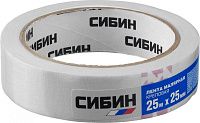 Малярная лента креповая 25 м СИБИН