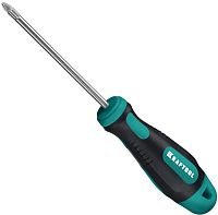 Отвертка крестовая PZ2 магнитная с насечкой Kraftool X-Drive 250073-2-100, сталь Cr-Mo