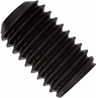 Винт дюймовый UNC установочный с засверленным концом 1/4"-20х1/2" DIN 916 (ISO 4029), сталь 45Н
