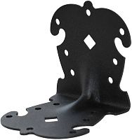 Уголок крепежный фигурный 105х105х100 мм, сталь