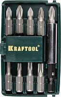 Набор бит Kraftool Compact-10 26130-H10, сталь Cr-V, 10 шт