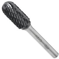 Изображение товара Борфреза твердосплавная с покрытием 8x20x60 форма L DIN 8033 ВК8 Волжский Инструмент 5604015, в упаковке