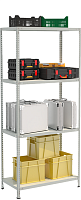 Стеллаж металлический до 145 кг, 4 полки Металл-завод СТФ 1054-2,5 2500х1000х500 мм