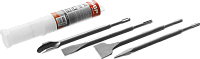 Набор зубил 250 мм SDS-Plus ЗУБР 29230-H4, 4 шт