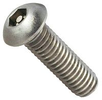 Винт с полукруглой головкой М6х45 HEX-Pin Reyher 881139200060045, нержавеющая сталь А2