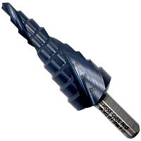 Сверло по металлу ступенчатое винтовая канавка 4-20 мм HSSE TiALN Профоснастка 30106113