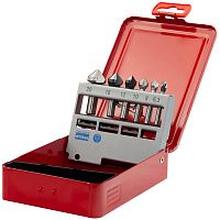 Изображение товара Набор зенковок 6,3-20 мм, 90°, 3 режущие кромки, HSS Bucovice 741805, 6 шт