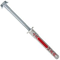 Дюбель фасадный DUOXpand 8x120 FUS Fischer 562184 с шестигранным шурупом и фланцем, оцинкованная сталь, 4 шт в блистере