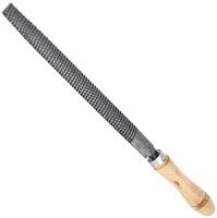 Рашпиль полукруглый 300 мм №2 с деревянной ручкой Волжский Инструмент 5303017