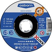 Диск отрезной по нержавеющей стали 125х1х22,23 мм AS60T Special INOX X-Lock DRONCO 1921240100