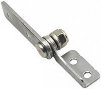 Петля с регулируемым крутящим моментом 51,5х33 мм L333C-R, правая , нержавеющая сталь А2