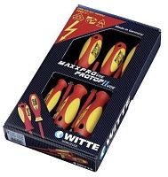 Набор отверток PH, SL Witte MaxxPro VDE 1000V 653747M, 7 предметов