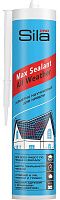 Герметик каучуковый бесцветный для кровли Max Sealant All weather Sila Pro, 290 мл 