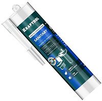 Герметик силиконовый санитарный 300 мл Kraftool Sanitary 41255-2 прозрачный