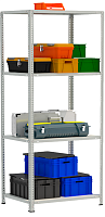 Стеллаж металлический до 150 кг, 4 полки Металл-завод СТФ 754-1,8 1800х700х500 мм