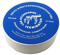 Изображение товара Изолента черная ПВХ, огнеупорная 0,13 мм, 19 мм, 18,3 м Terminator IZ 1918FR