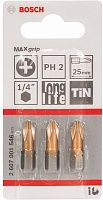 Набор крестовых бит PH2 длина 25 мм Bosch 2607001546
