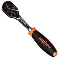 Рукоятка трещоточная 1/4"DR, 72 зубца Ombra 281402