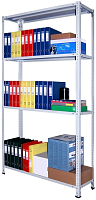 Стеллаж металлический до 200 кг, 4 полки Металл-завод СТФУ-П 1064-2,5 2500х1000х600 мм