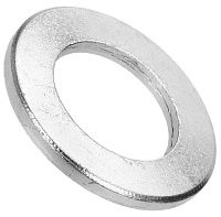 Изображение товара Шайба плоская М12 ISO 7089 (твердость 200HV), оцинкованная сталь