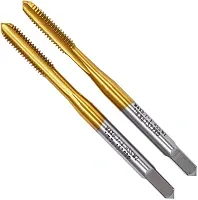 Метчик двухпроходный машинно-ручной М3х0,5 мм V2 Р6М5 TiN DIN 352 №1104 Эксперт Профoснастка 50411004, метрическая резьба, 2 шт