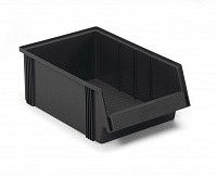 Навесная штабелируемая ячейка, 310х500х183 мм Treston 3050-4ESD, черный