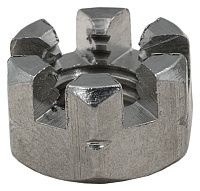 Гайка корончатая М12 DIN 935, нержавеющая сталь А2