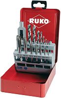 Изображение товара Набор резьбонарезной Ruko 245004 Метрический М металлический кейс 15 шт