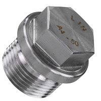 Пробка-заглушка с шестигранной головкой и фланцем DIN 910, нержавеющая сталь А4