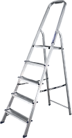 Изображение товара Стремянка на 5 ступеней Алюмет АМ705, алюминий