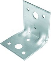 Уголок крепежный усиленный 50х50х50х2,0 мм KUU, оцинкованная сталь
