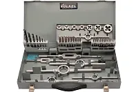 Изображение товара Набор метчиков и плашек M3-M12 HSS-G Volkel 44 предмета для металлообработки