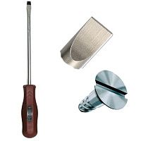 Отвертка шлицевая SL 6х38 мм BIBER 85508