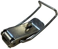 Защелка натяжная с ушком для крышек и ящиков L=116 B26, сталь никелированная, 50 шт