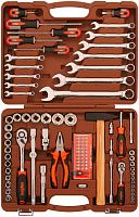 Изображение товара Универсальный набор инструмента 1/4"DR и 1/2"DR Ombra OMT93S, 93 штуки