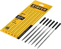 Изображение товара Набор надфилей с пластиковой ручкой 140 мм Stayer 1603-10-H6_z02, 6 шт