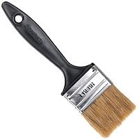 Изображение товара Кисть плоская 75 мм с пластиковой ручкой Универсал СИБИН 01008-075, смешанная щетина